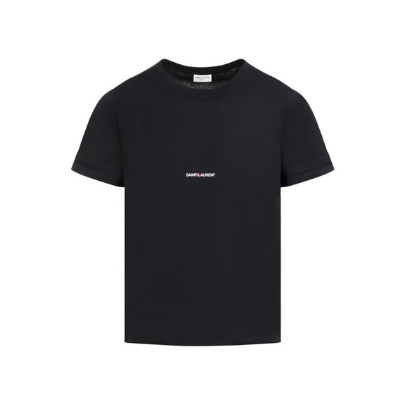 Saint Laurent Black Cotton T-Shirt - NWT